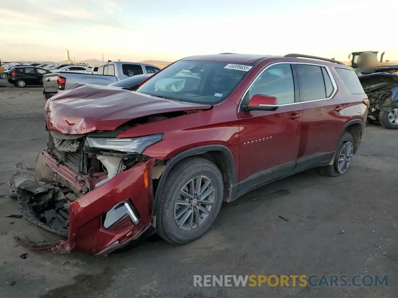 1 Photograph of a damaged car 1GNERGKWXPJ117344 CHEVROLET TRAVERSE 2023