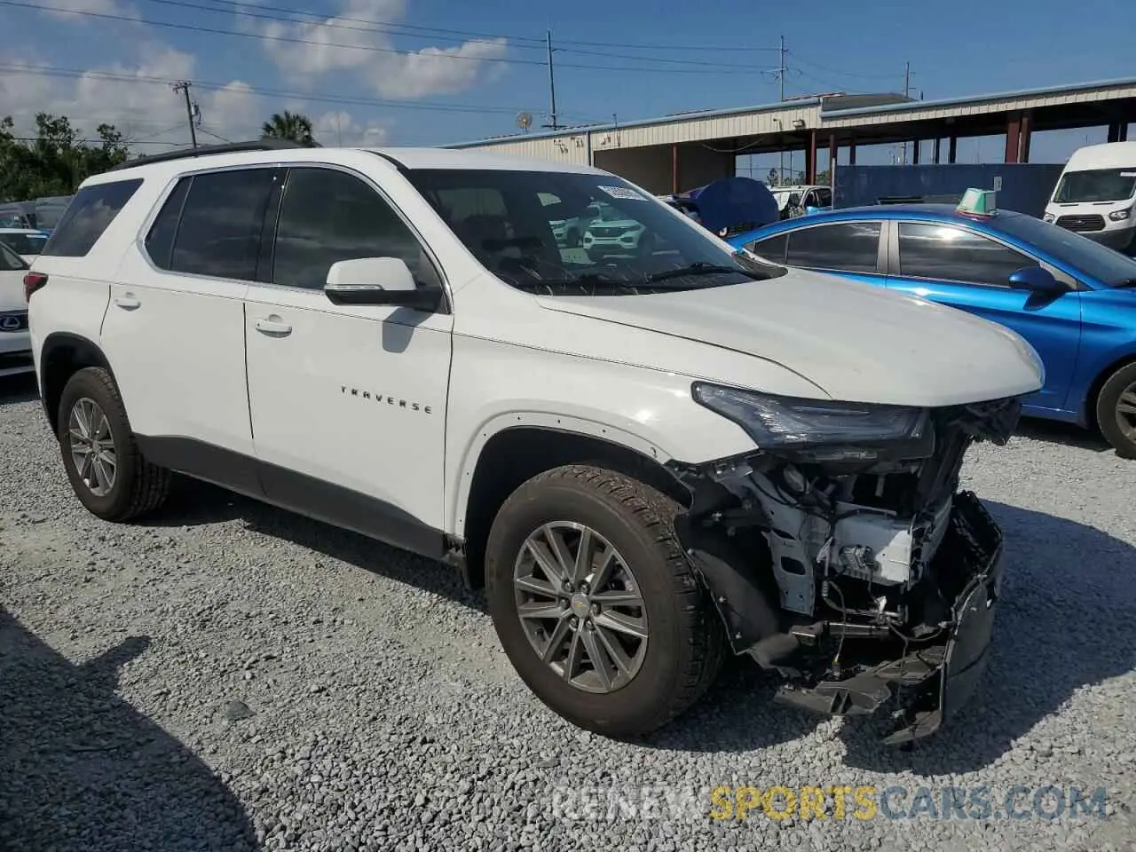 4 Photograph of a damaged car 1GNERGKWXPJ147718 CHEVROLET TRAVERSE 2023