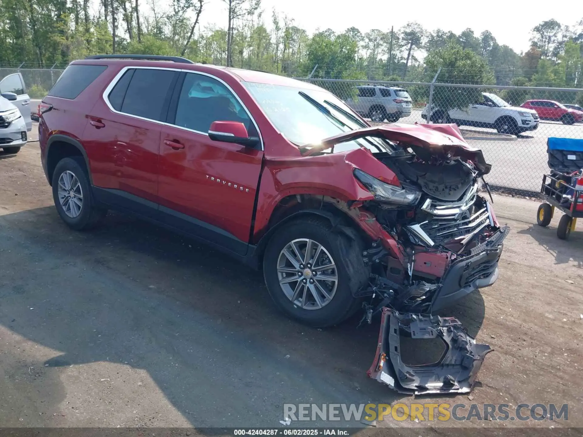1 Photograph of a damaged car 1GNERGKWXPJ196658 CHEVROLET TRAVERSE 2023