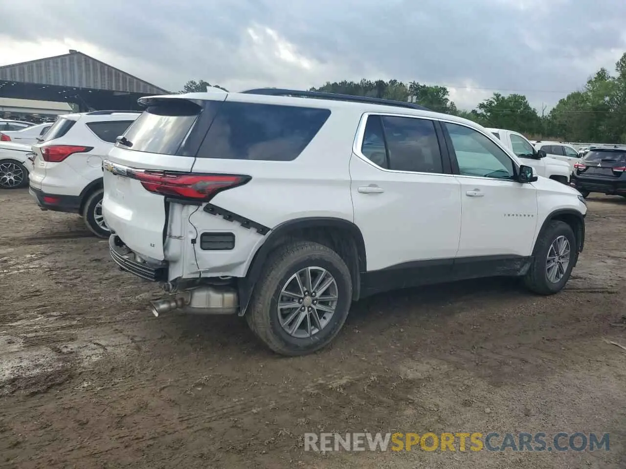 3 Photograph of a damaged car 1GNERHKW2PJ237483 CHEVROLET TRAVERSE 2023