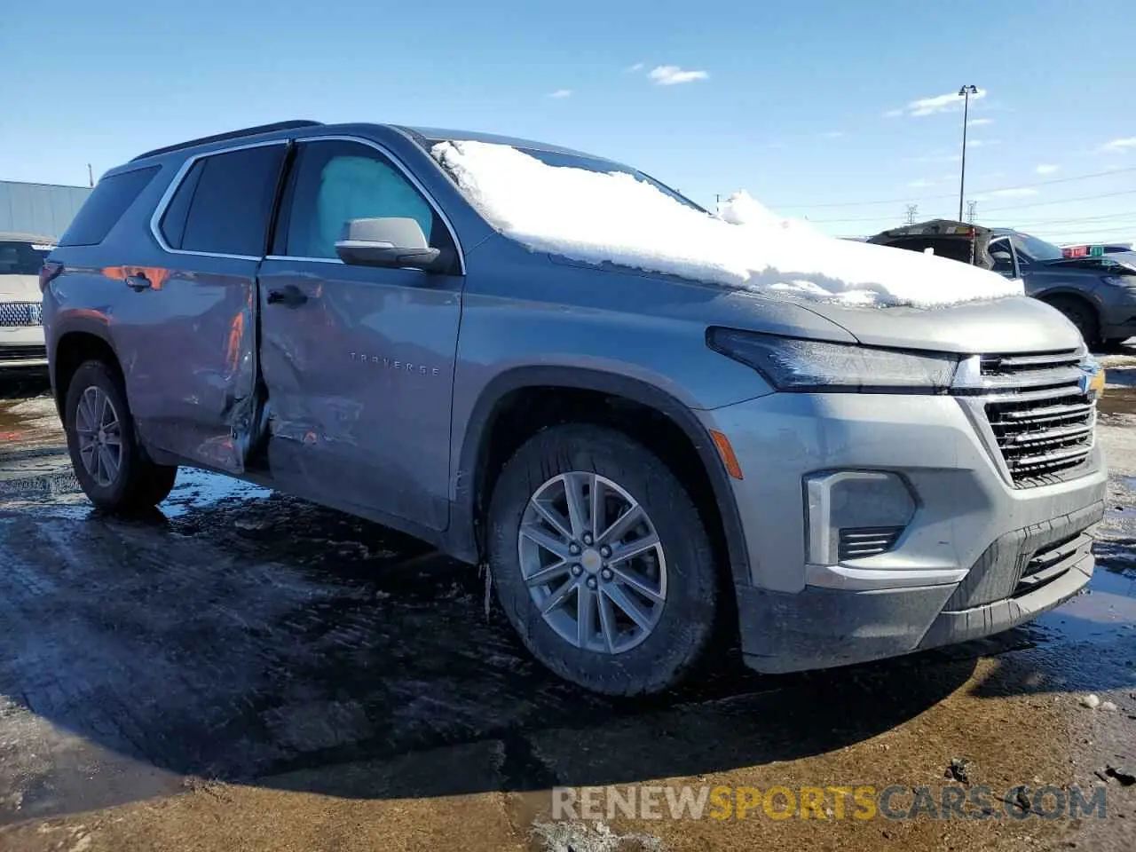 4 Photograph of a damaged car 1GNERHKW9PJ341386 CHEVROLET TRAVERSE 2023