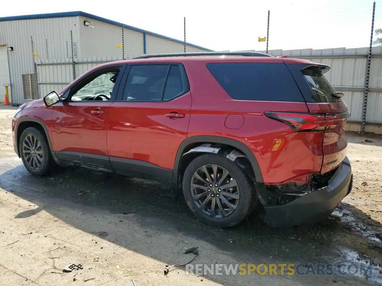 2 Photograph of a damaged car 1GNERJKW0PJ253849 CHEVROLET TRAVERSE 2023