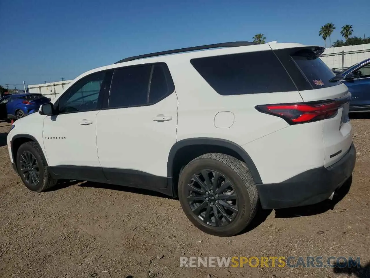 2 Photograph of a damaged car 1GNERJKW3PJ263064 CHEVROLET TRAVERSE 2023