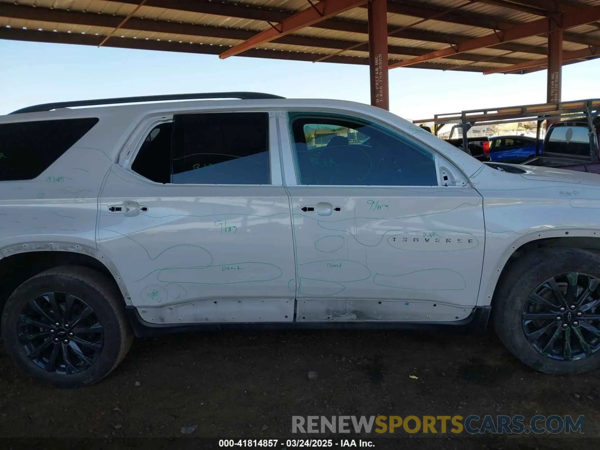 13 Photograph of a damaged car 1GNERJKW7PJ230813 CHEVROLET TRAVERSE 2023