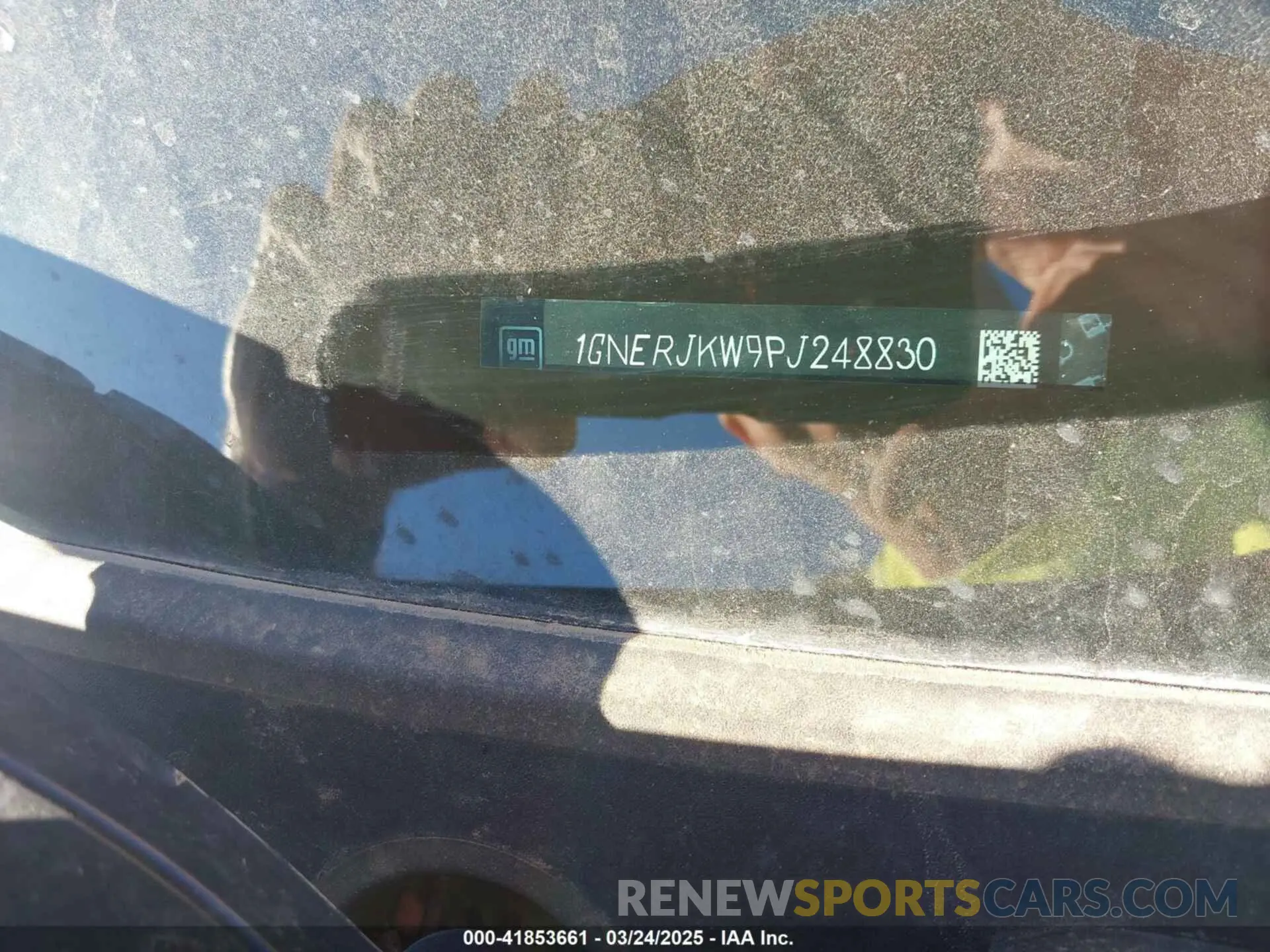9 Photograph of a damaged car 1GNERJKW9PJ248830 CHEVROLET TRAVERSE 2023