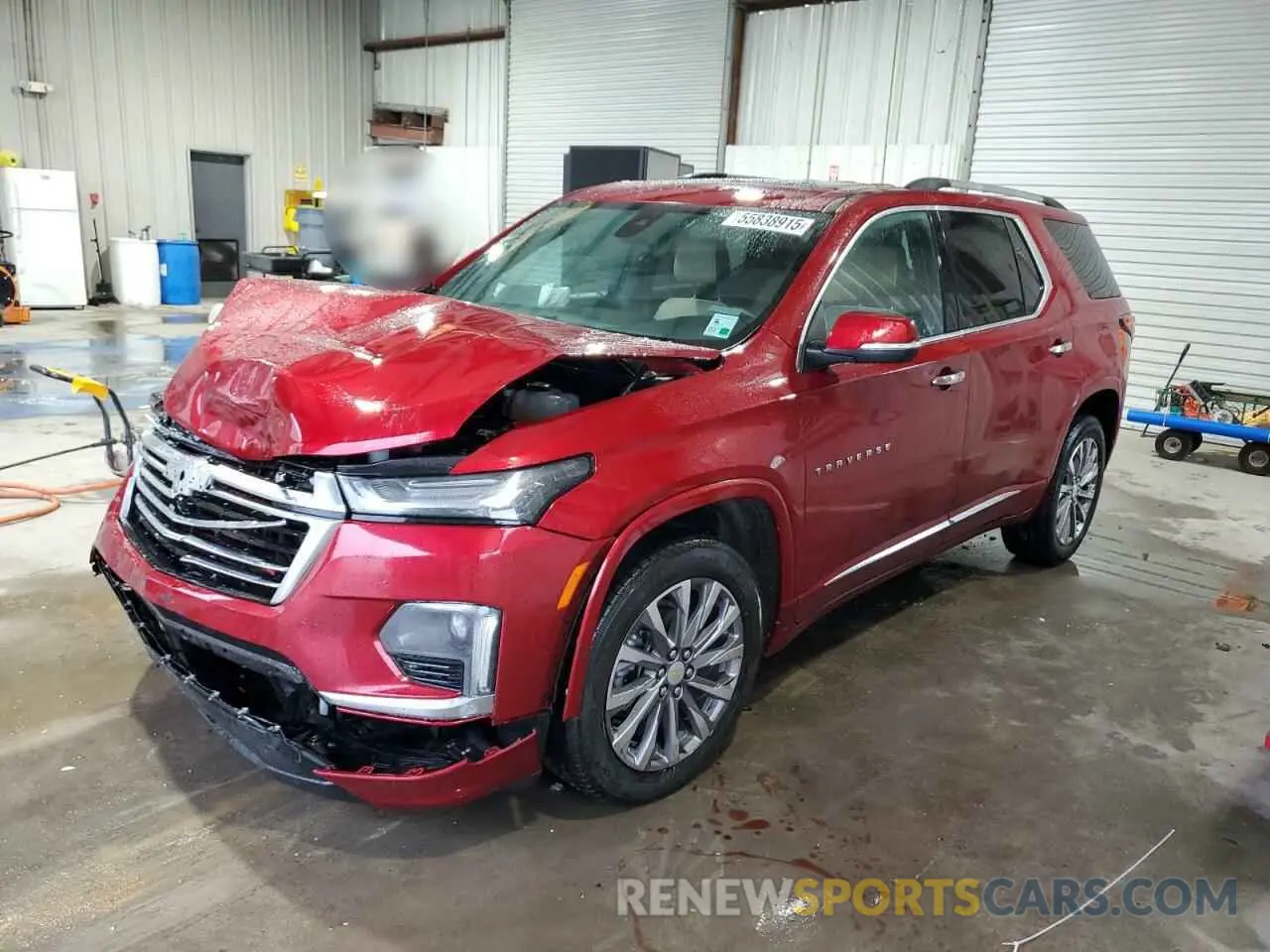1 Photograph of a damaged car 1GNERKKW4PJ187828 CHEVROLET TRAVERSE 2023