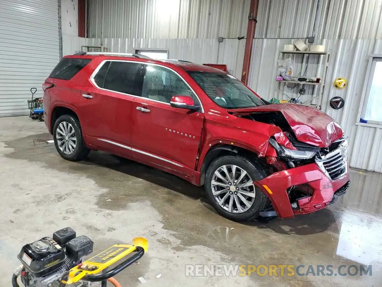 4 Photograph of a damaged car 1GNERKKW4PJ187828 CHEVROLET TRAVERSE 2023
