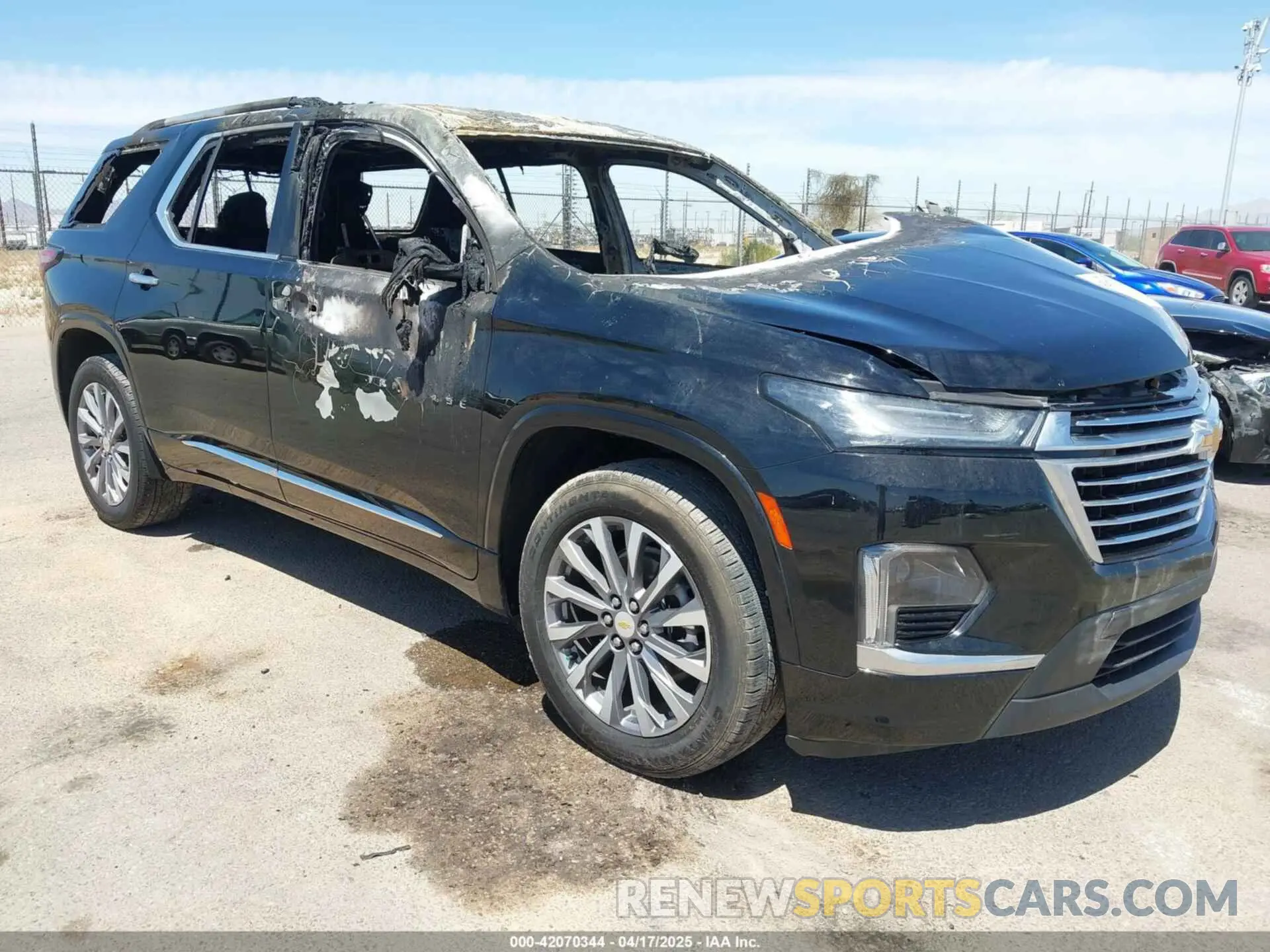 1 Photograph of a damaged car 1GNERKKW7PJ314975 CHEVROLET TRAVERSE 2023