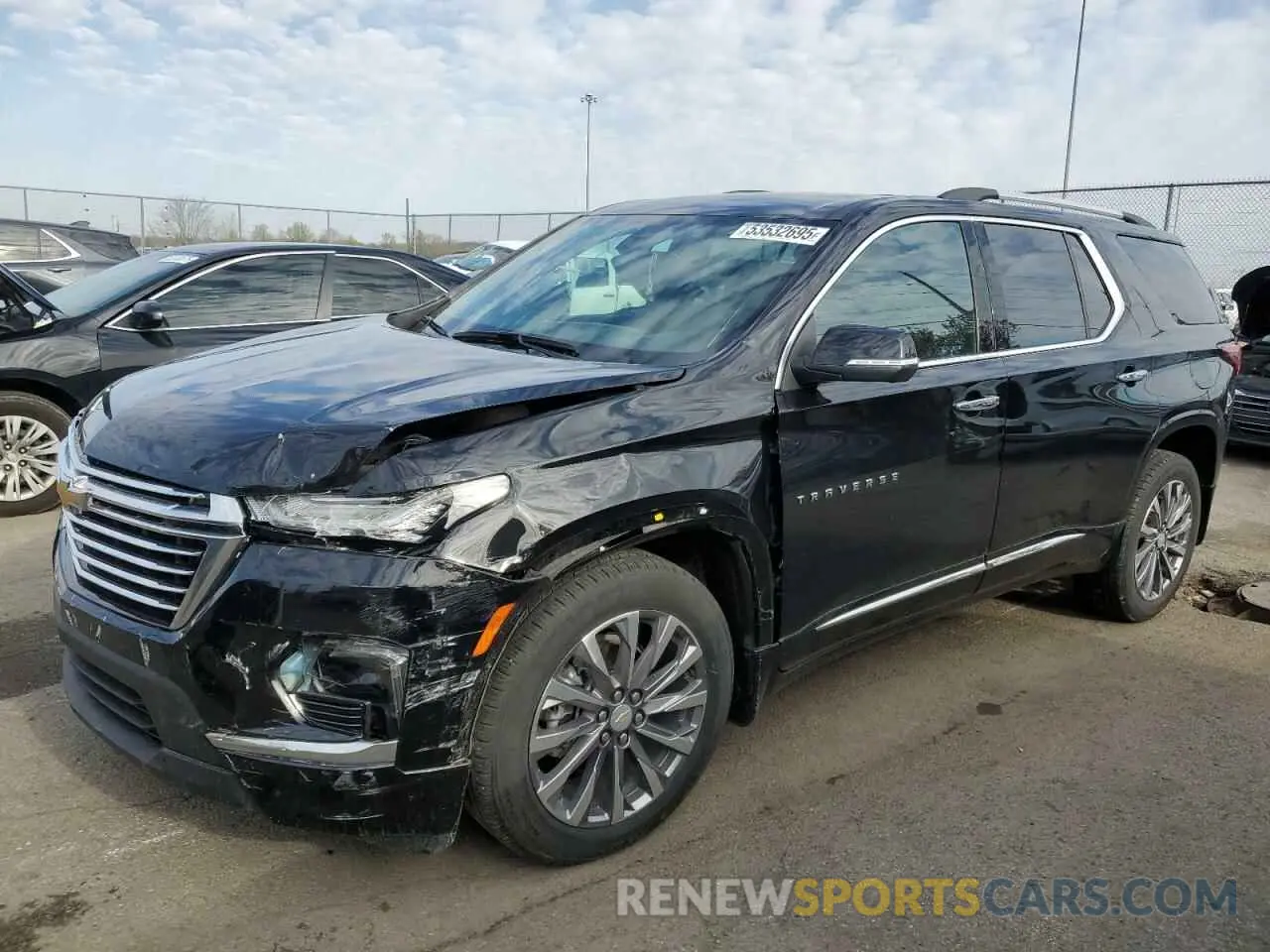 1 Photograph of a damaged car 1GNERKKW9PJ157174 CHEVROLET TRAVERSE 2023