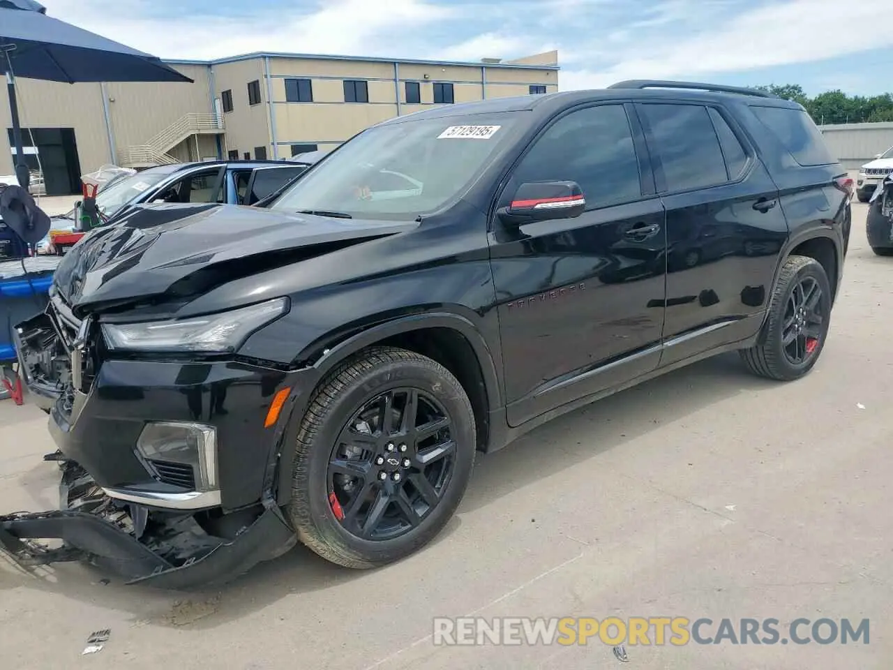 1 Photograph of a damaged car 1GNERKKWXPJ182441 CHEVROLET TRAVERSE 2023
