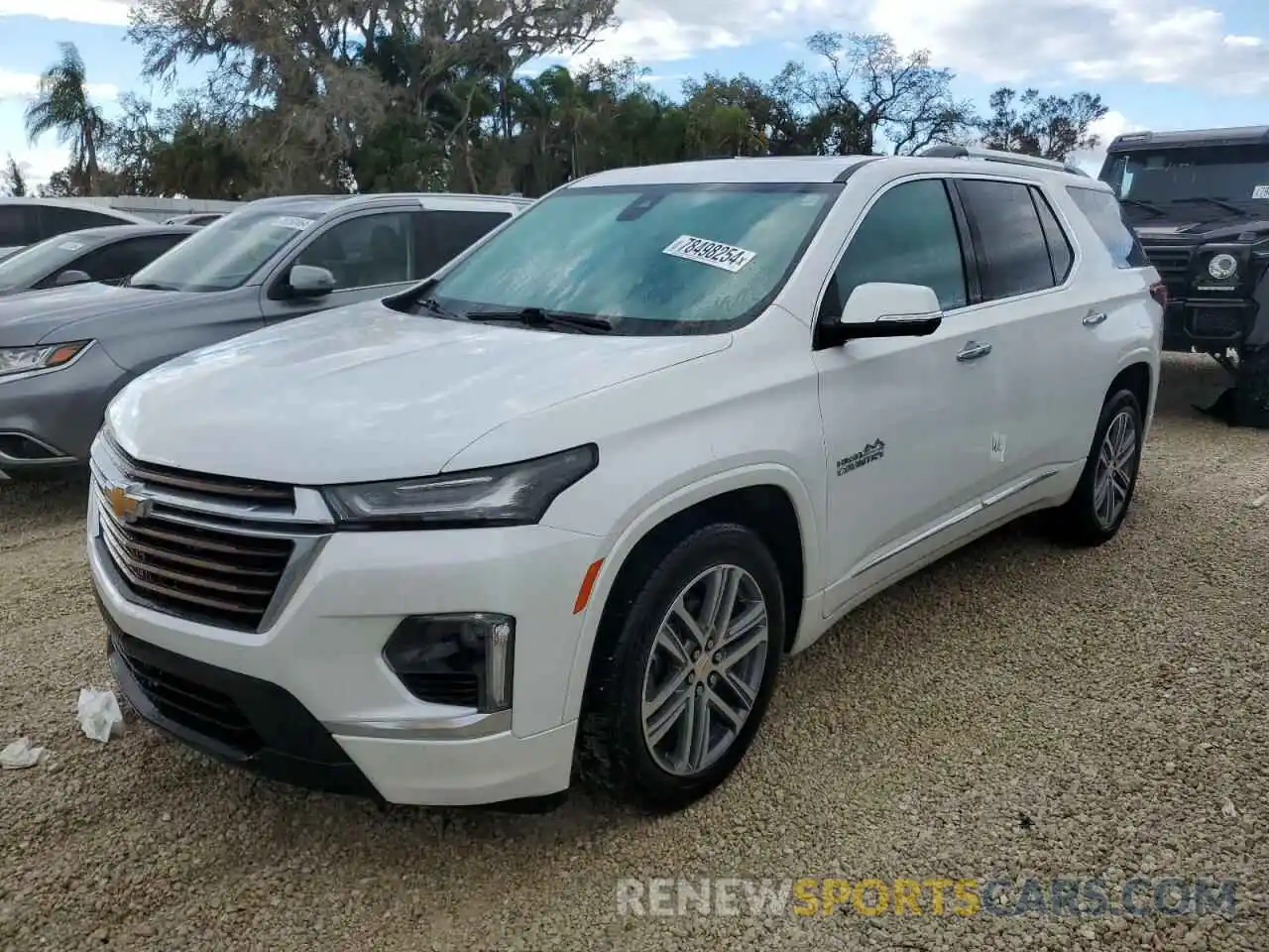 1 Photograph of a damaged car 1GNERNKW7PJ251376 CHEVROLET TRAVERSE 2023