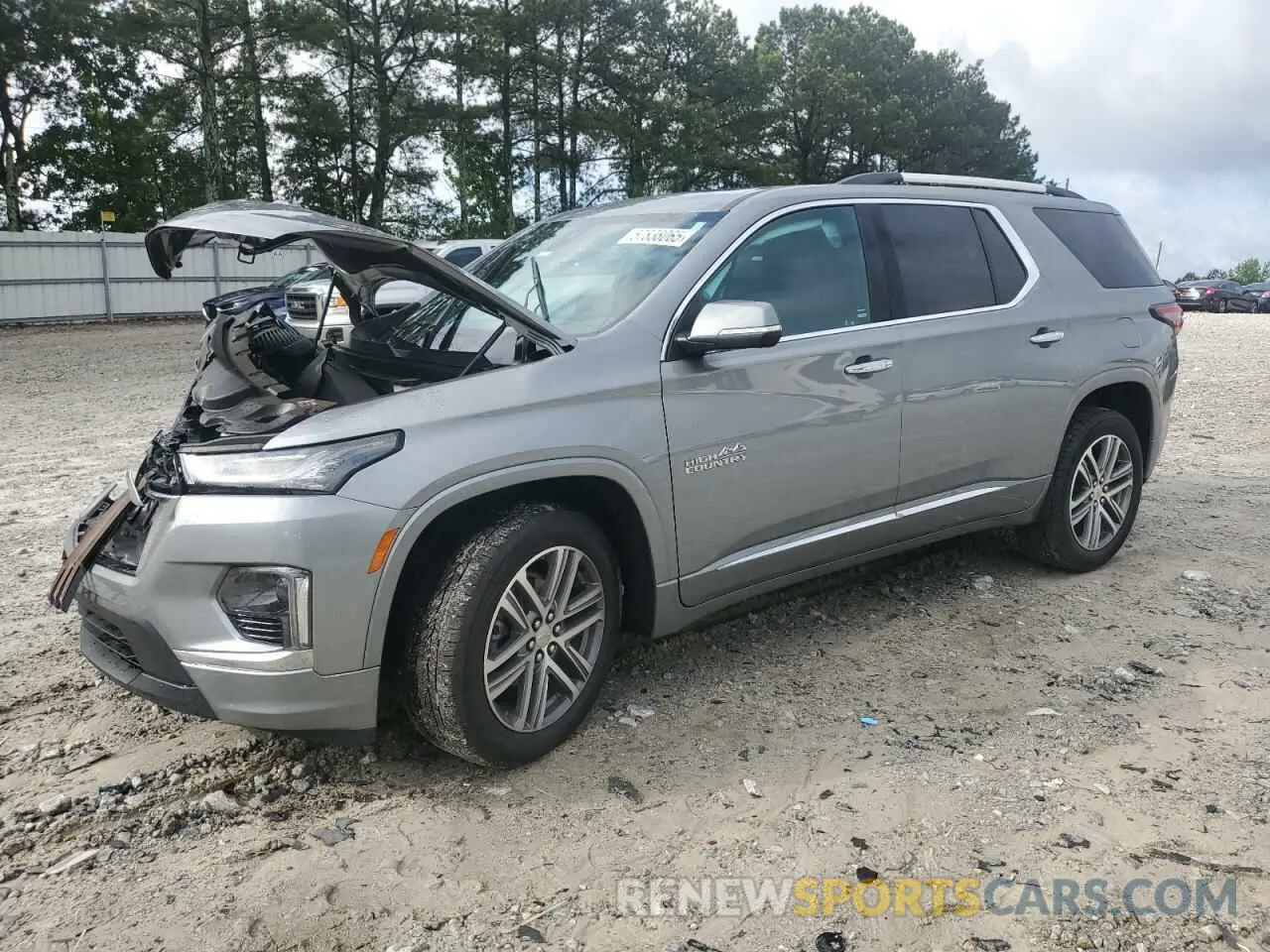 1 Photograph of a damaged car 1GNERNKW8PJ250219 CHEVROLET TRAVERSE 2023