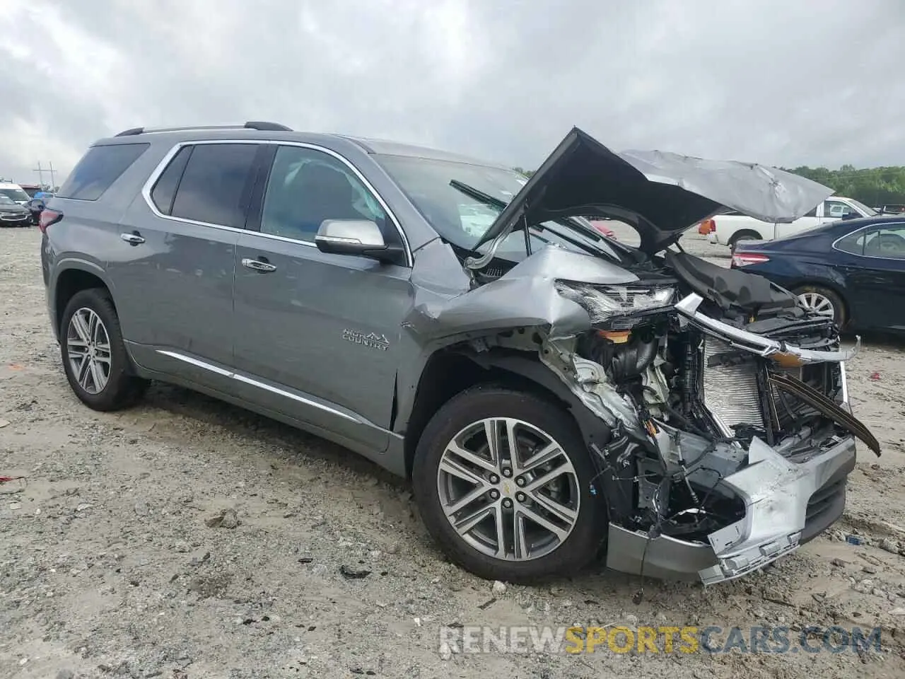 4 Photograph of a damaged car 1GNERNKW8PJ250219 CHEVROLET TRAVERSE 2023