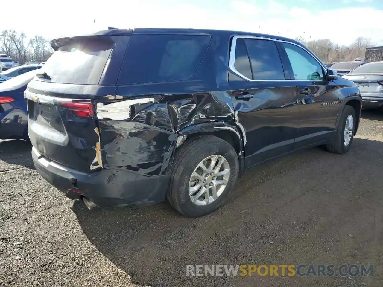 3 Photograph of a damaged car 1GNEVFKW4PJ290802 CHEVROLET TRAVERSE 2023