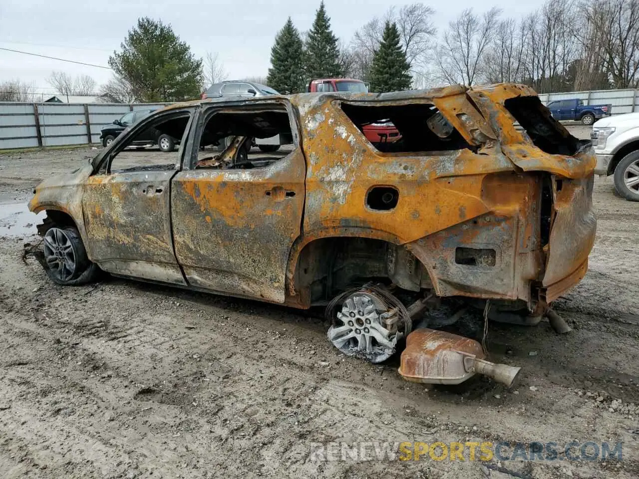 2 Photograph of a damaged car 1GNEVFKW6PJ316350 CHEVROLET TRAVERSE 2023