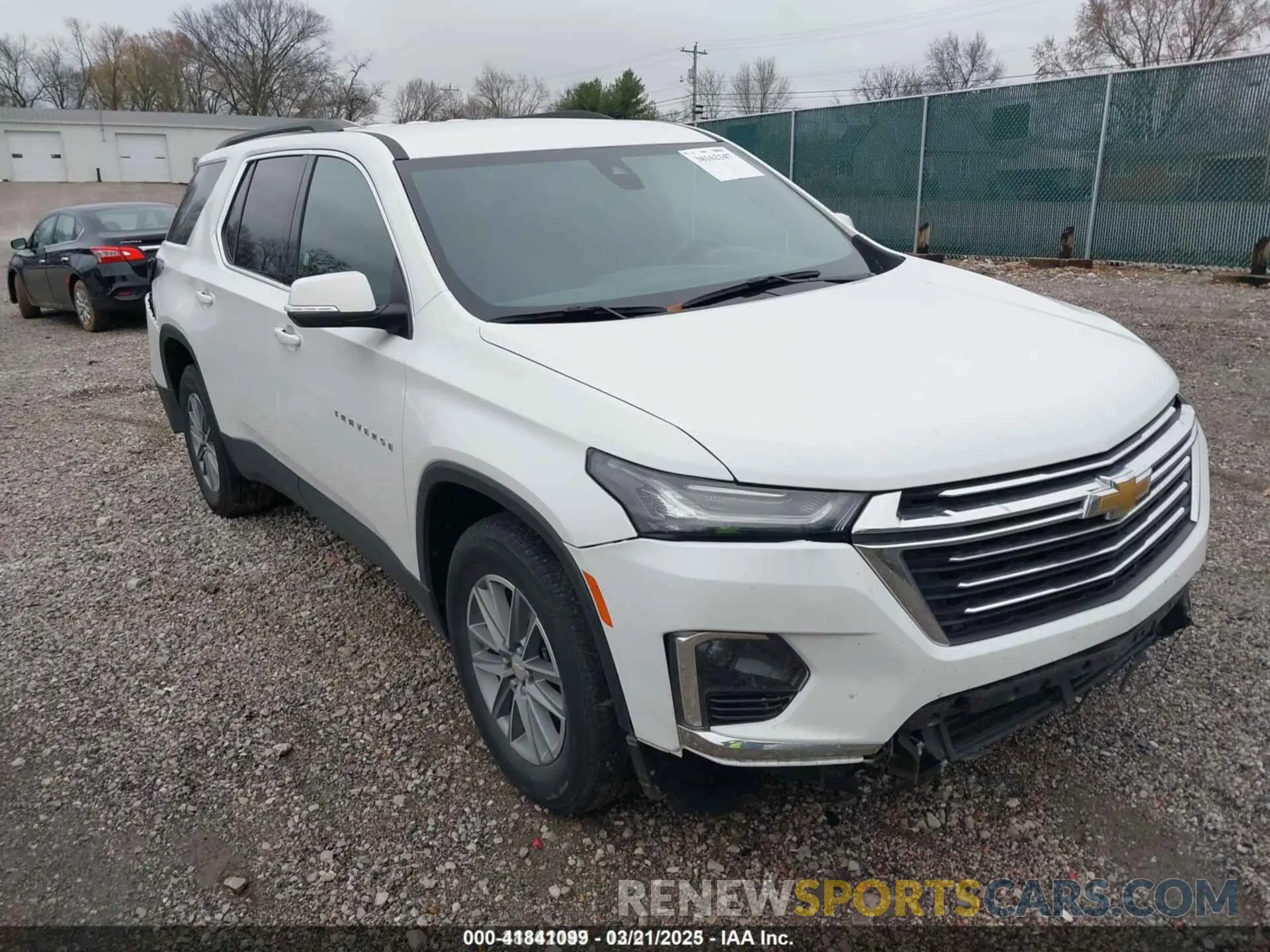 1 Photograph of a damaged car 1GNEVGKW2PJ135025 CHEVROLET TRAVERSE 2023