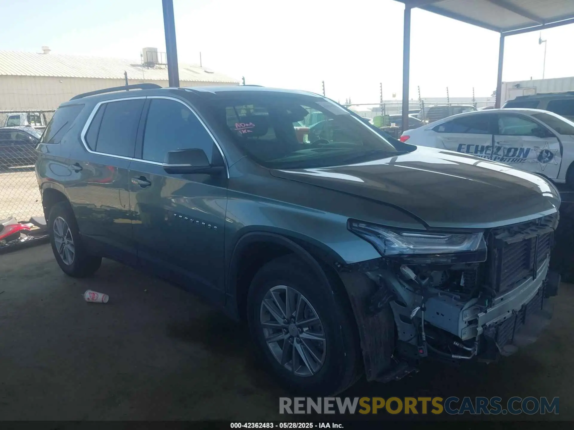 1 Photograph of a damaged car 1GNEVGKW2PJ149457 CHEVROLET TRAVERSE 2023