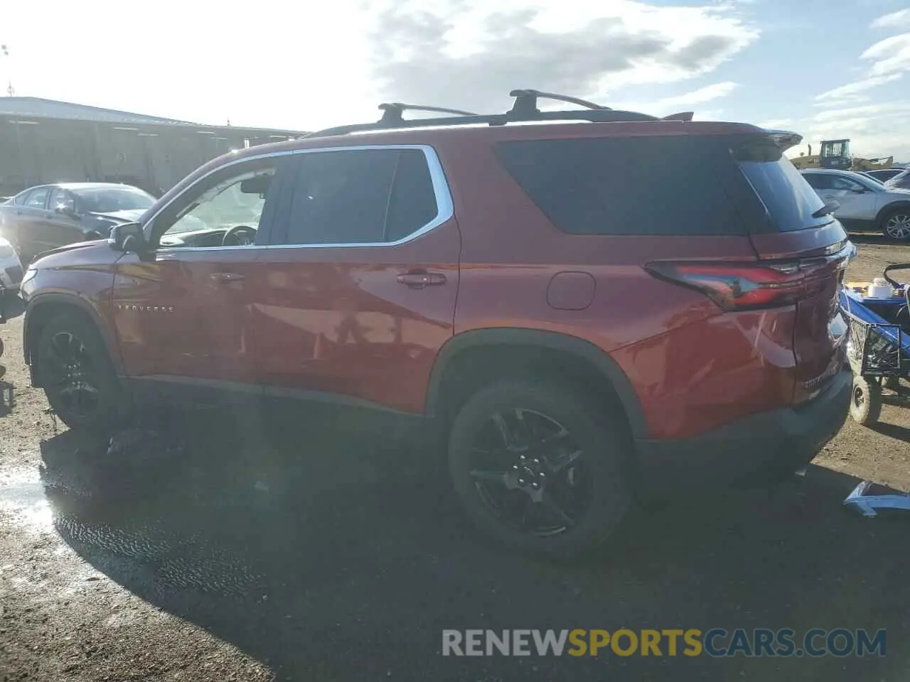2 Photograph of a damaged car 1GNEVGKW2PJ340957 CHEVROLET TRAVERSE 2023