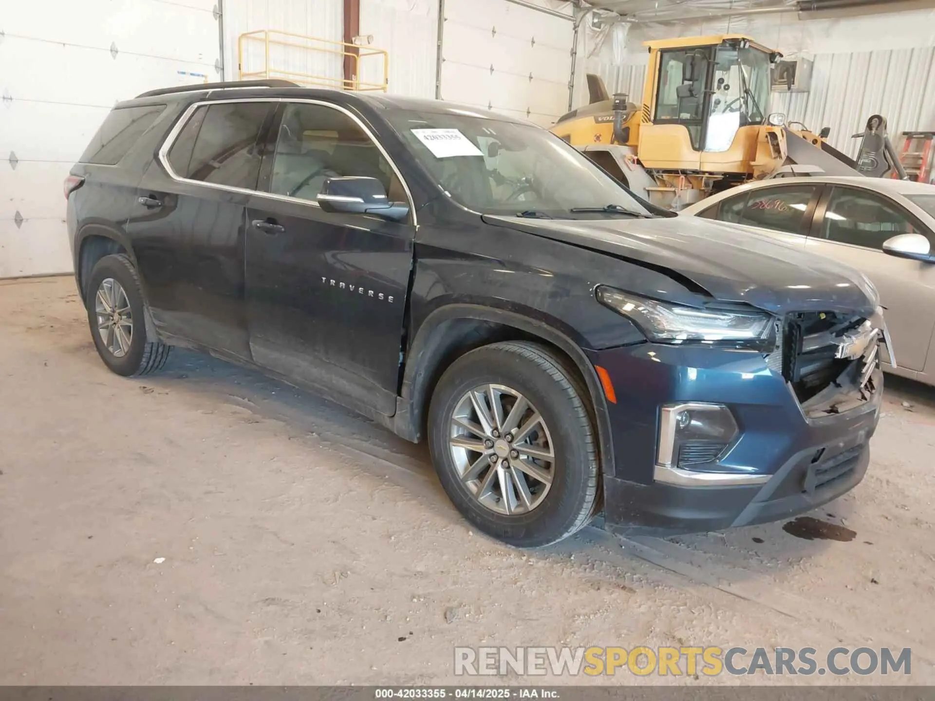 1 Photograph of a damaged car 1GNEVGKW7PJ132279 CHEVROLET TRAVERSE 2023