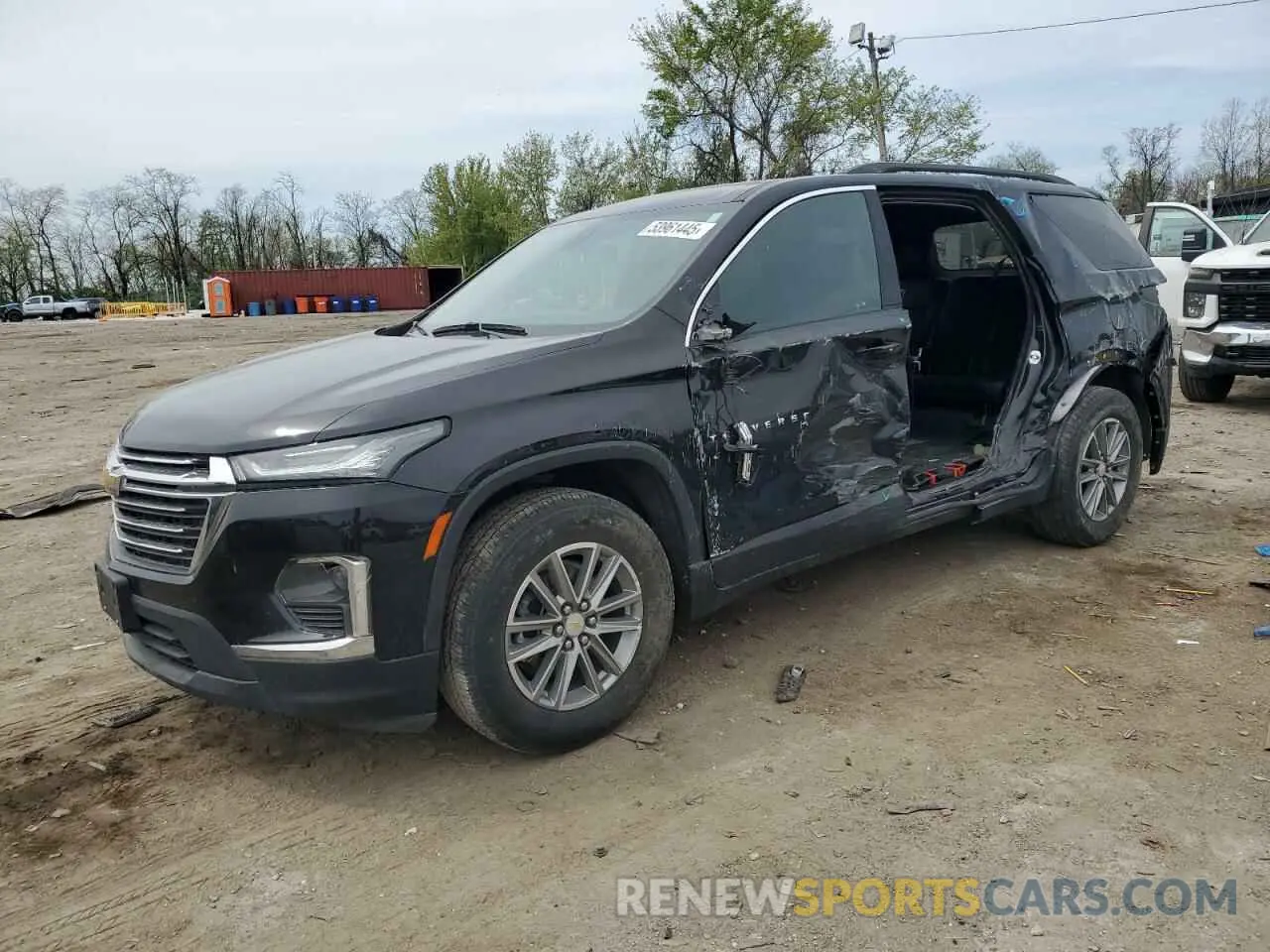 1 Photograph of a damaged car 1GNEVGKW7PJ138650 CHEVROLET TRAVERSE 2023