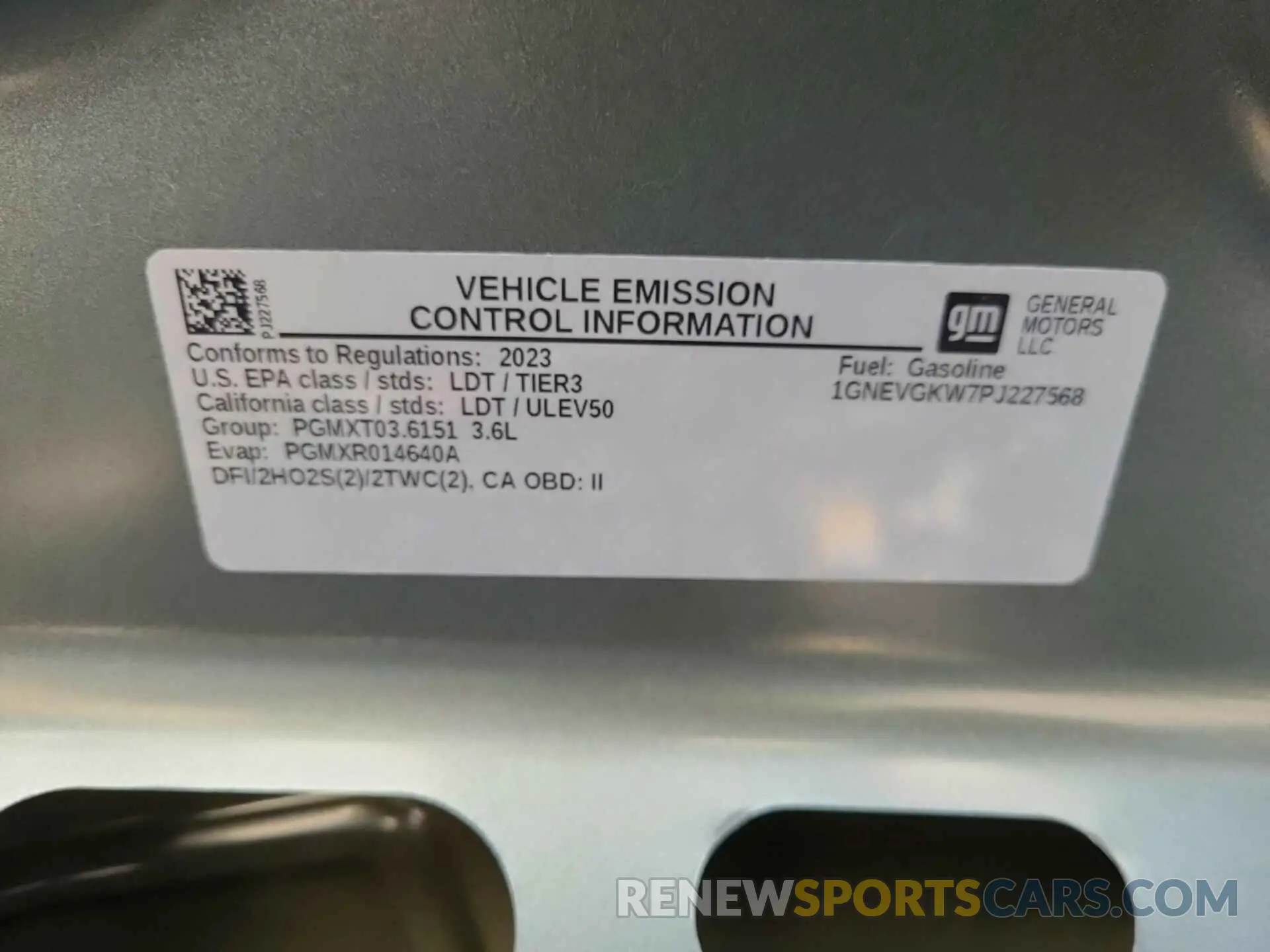 21 Photograph of a damaged car 1GNEVGKW7PJ227568 CHEVROLET TRAVERSE 2023