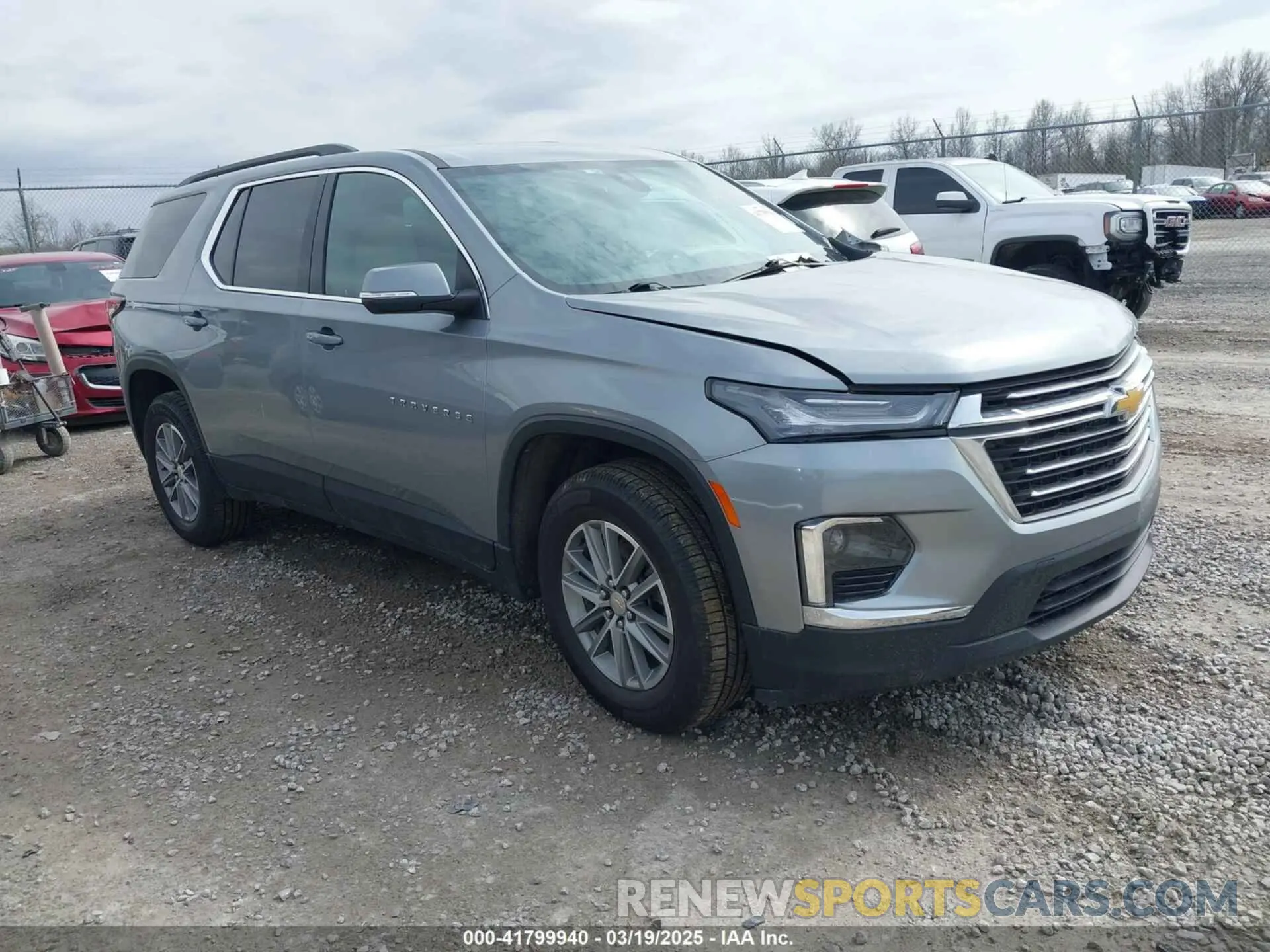 1 Photograph of a damaged car 1GNEVGKW7PJ242071 CHEVROLET TRAVERSE 2023