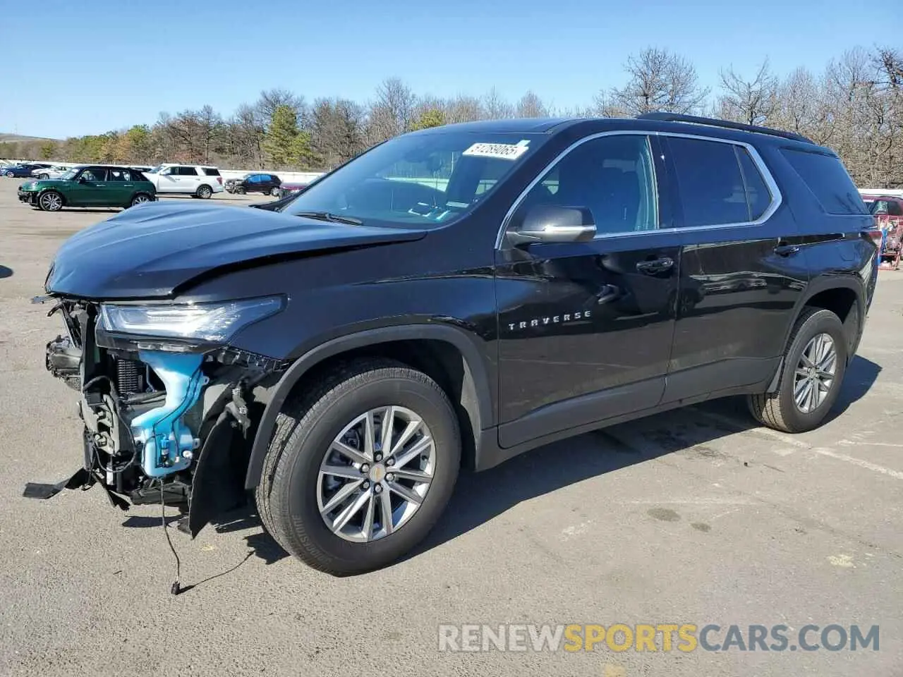 1 Photograph of a damaged car 1GNEVGKW7PJ284787 CHEVROLET TRAVERSE 2023