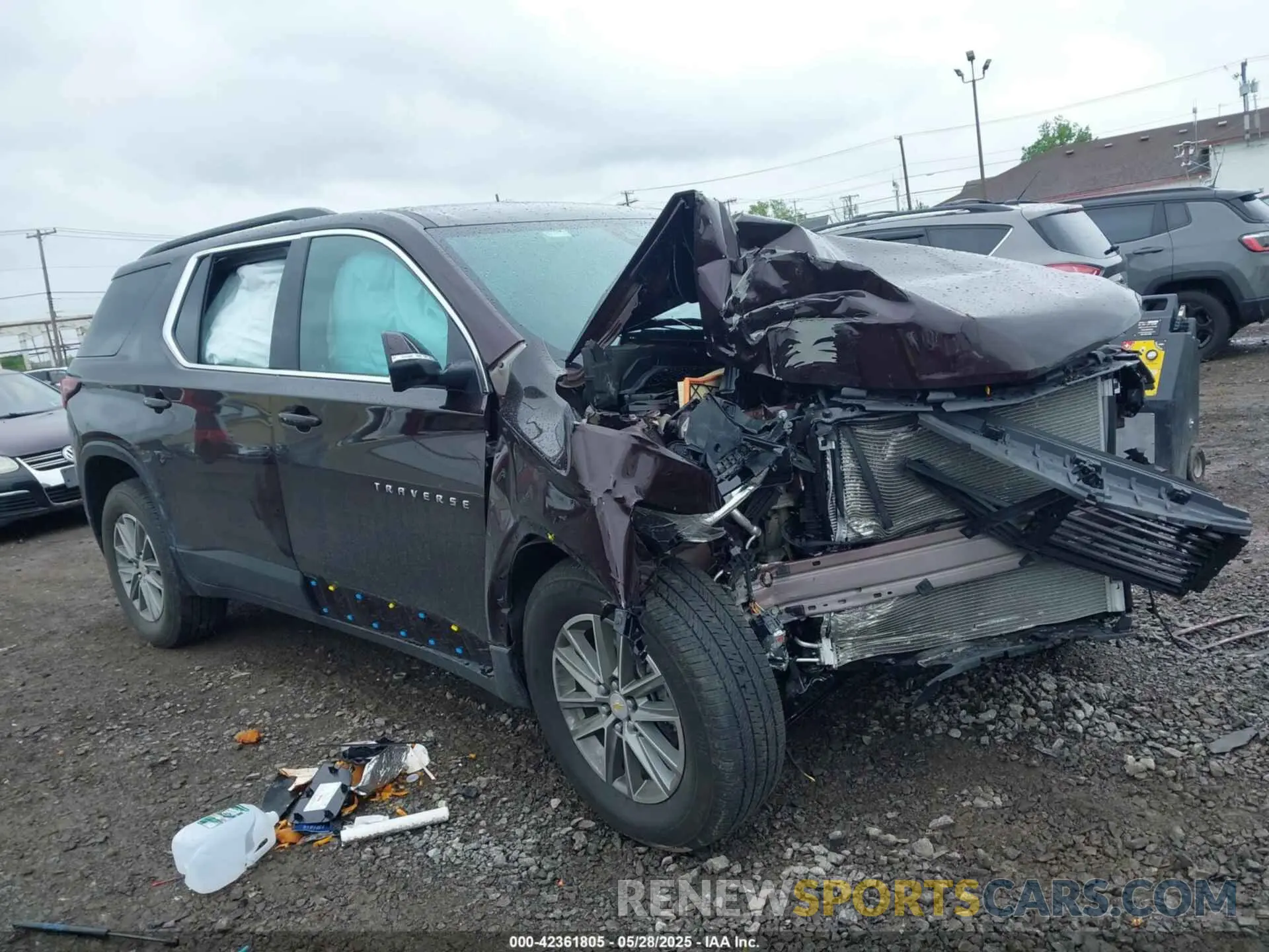 1 Photograph of a damaged car 1GNEVGKW8PJ269022 CHEVROLET TRAVERSE 2023