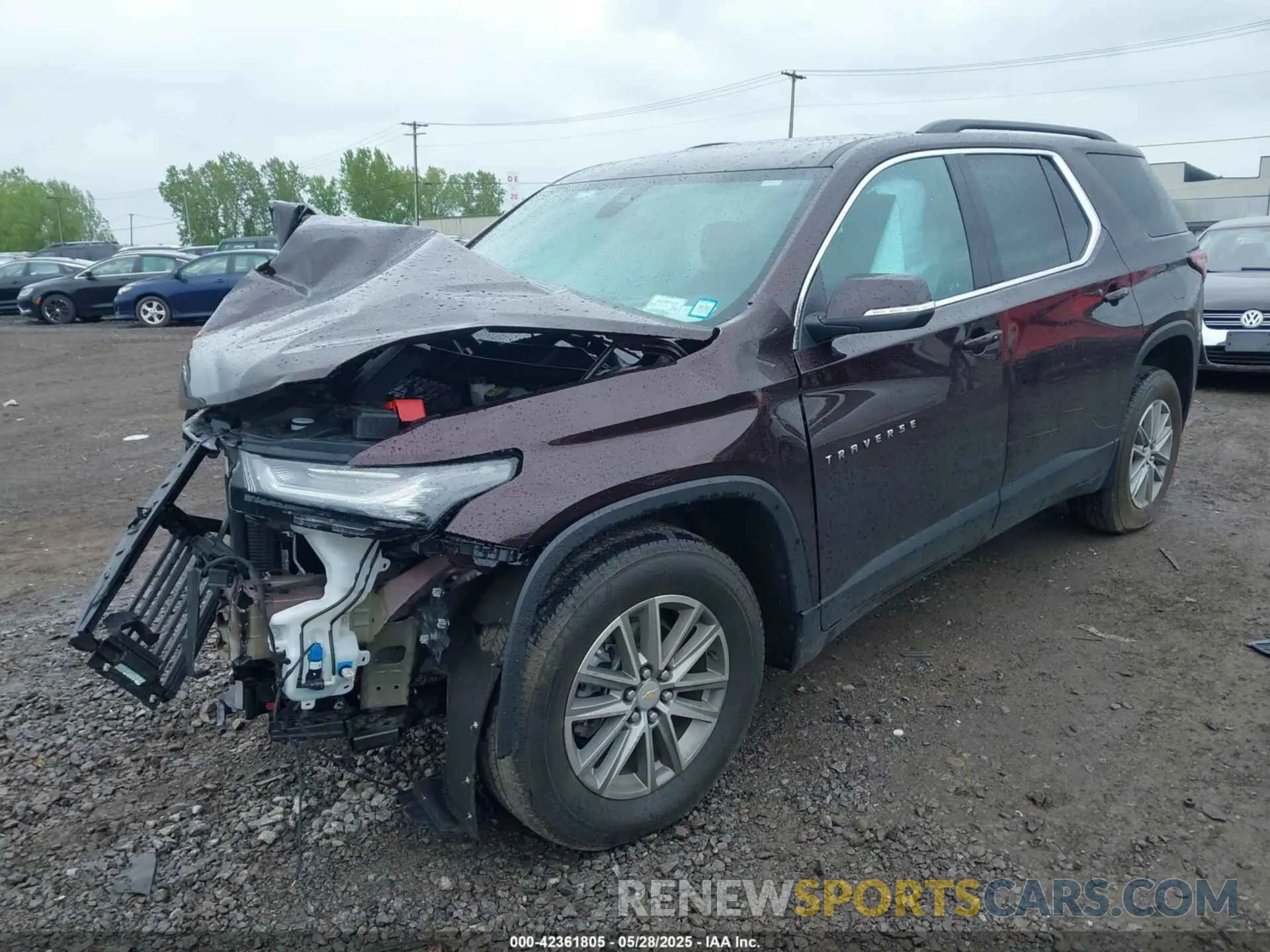 2 Photograph of a damaged car 1GNEVGKW8PJ269022 CHEVROLET TRAVERSE 2023