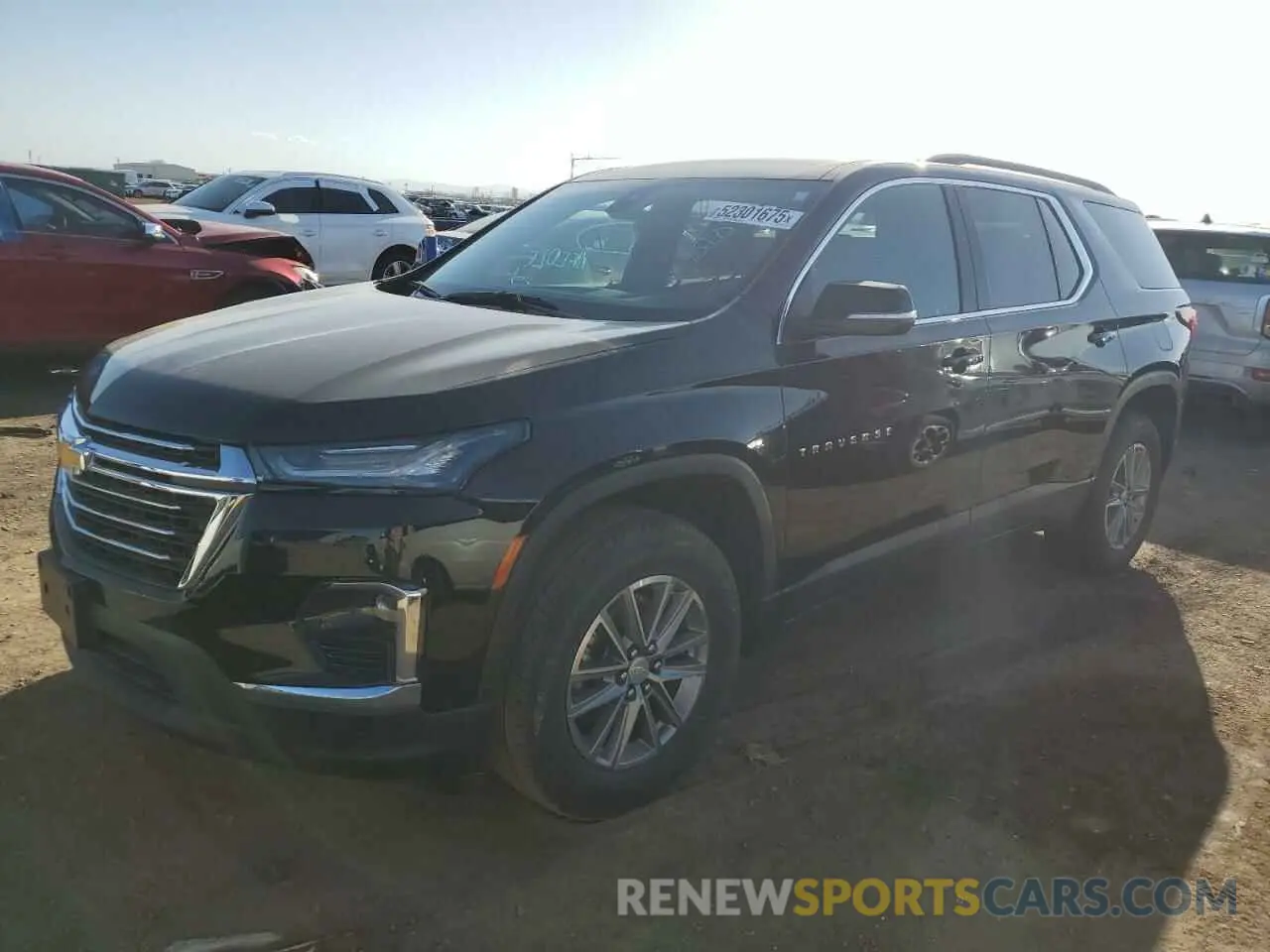 1 Photograph of a damaged car 1GNEVHKW0PJ328859 CHEVROLET TRAVERSE 2023