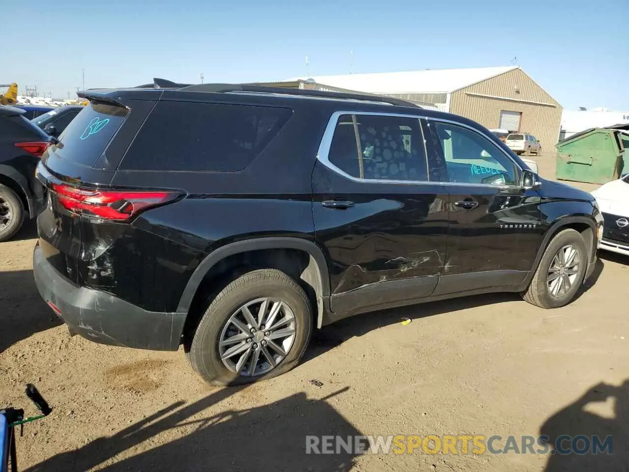 3 Photograph of a damaged car 1GNEVHKW0PJ328859 CHEVROLET TRAVERSE 2023