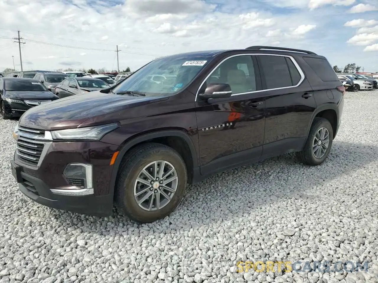 1 Photograph of a damaged car 1GNEVHKW1PJ170001 CHEVROLET TRAVERSE 2023