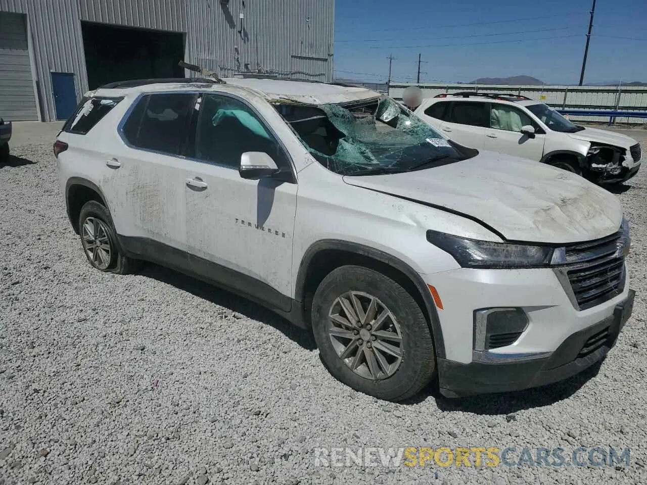 4 Photograph of a damaged car 1GNEVHKW2PJ191164 CHEVROLET TRAVERSE 2023