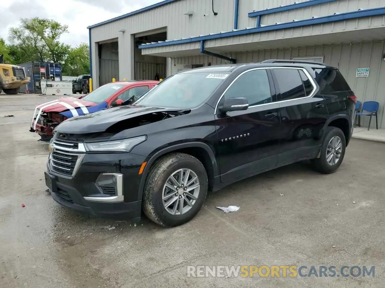 1 Photograph of a damaged car 1GNEVHKW5PJ171779 CHEVROLET TRAVERSE 2023