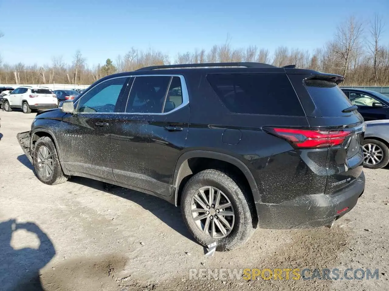 2 Photograph of a damaged car 1GNEVHKW7PJ229021 CHEVROLET TRAVERSE 2023