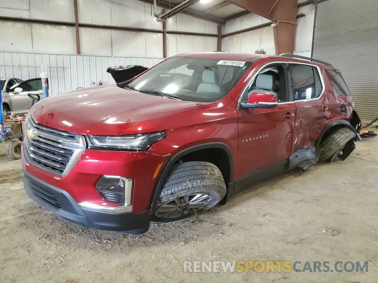1 Photograph of a damaged car 1GNEVHKW9PJ185409 CHEVROLET TRAVERSE 2023