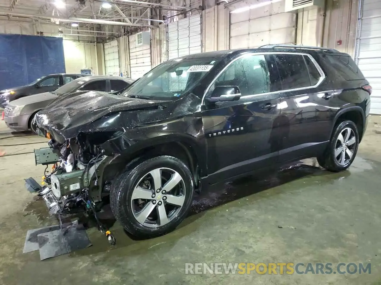1 Photograph of a damaged car 1GNEVHKWXPJ323801 CHEVROLET TRAVERSE 2023