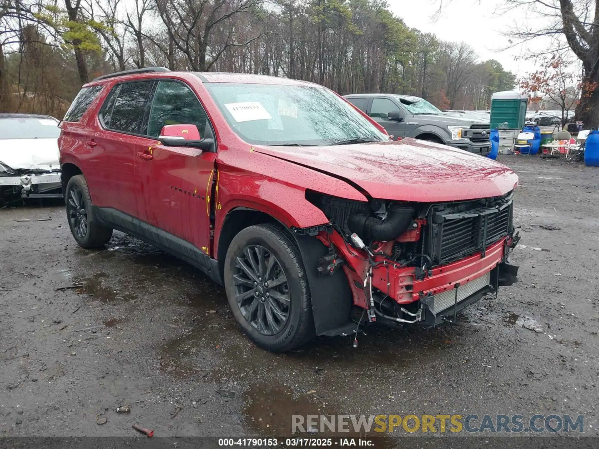 1 Photograph of a damaged car 1GNEVJKW3PJ221490 CHEVROLET TRAVERSE 2023