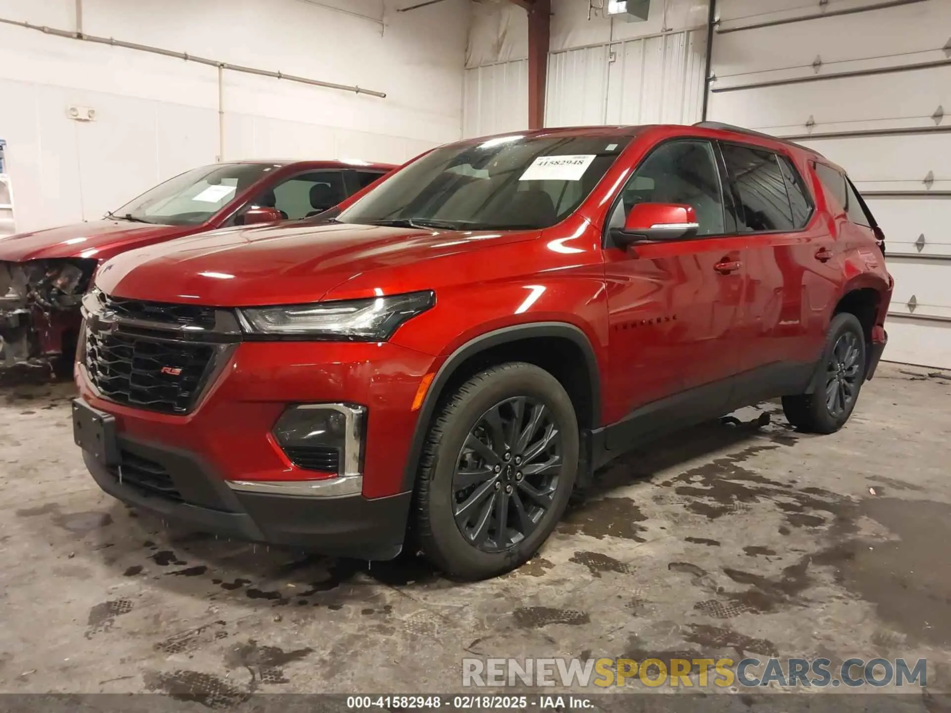 2 Photograph of a damaged car 1GNEVJKW4PJ187303 CHEVROLET TRAVERSE 2023