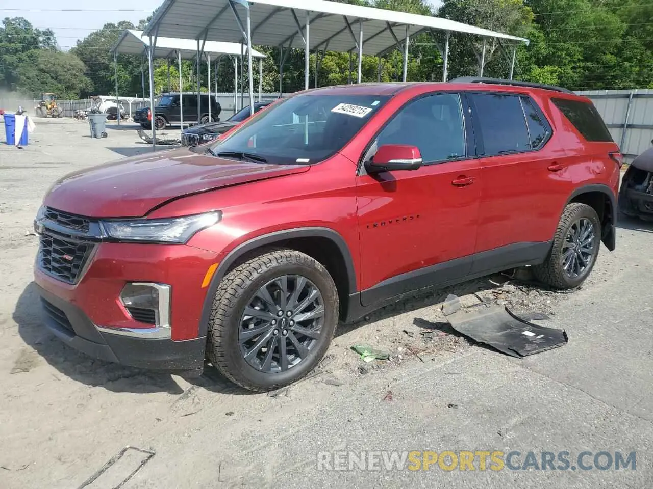 1 Photograph of a damaged car 1GNEVJKW4PJ293699 CHEVROLET TRAVERSE 2023