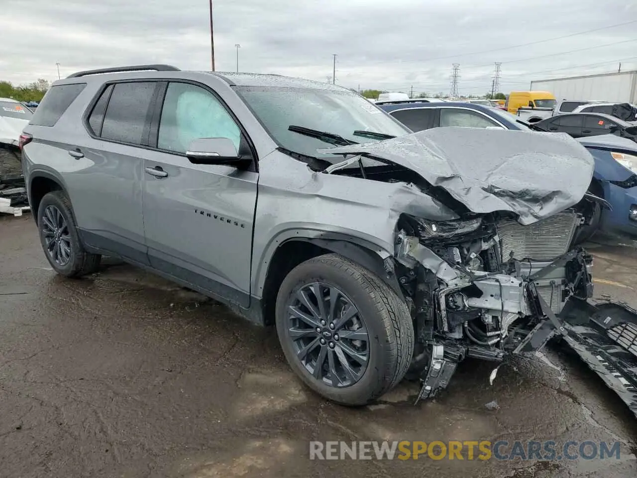 4 Photograph of a damaged car 1GNEVJKW4PJ294769 CHEVROLET TRAVERSE 2023