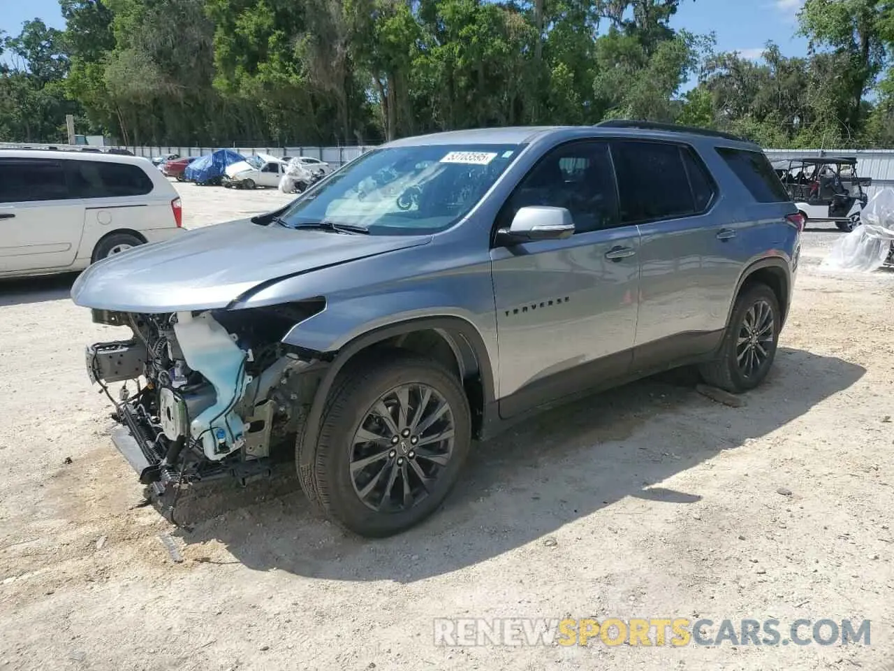 1 Photograph of a damaged car 1GNEVJKW5PJ298636 CHEVROLET TRAVERSE 2023