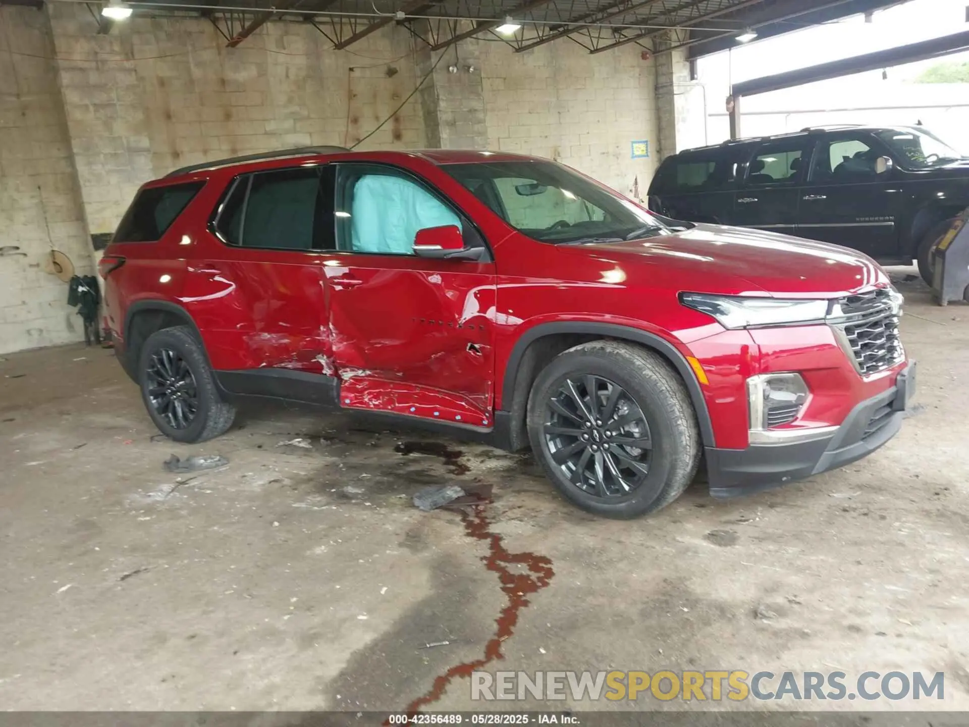 1 Photograph of a damaged car 1GNEVJKW6PJ117933 CHEVROLET TRAVERSE 2023
