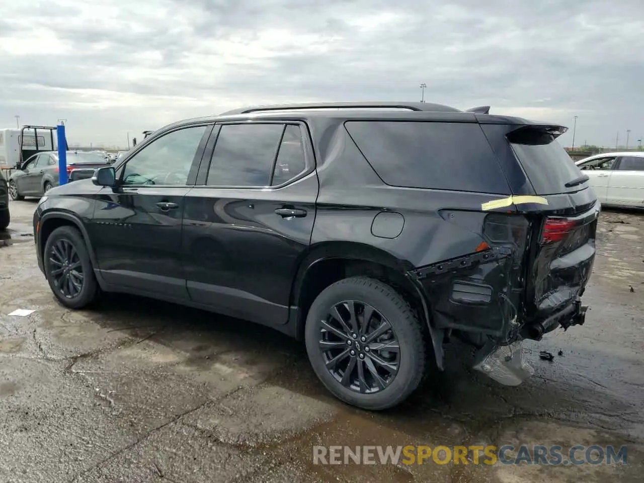 2 Photograph of a damaged car 1GNEVJKW9PJ144432 CHEVROLET TRAVERSE 2023