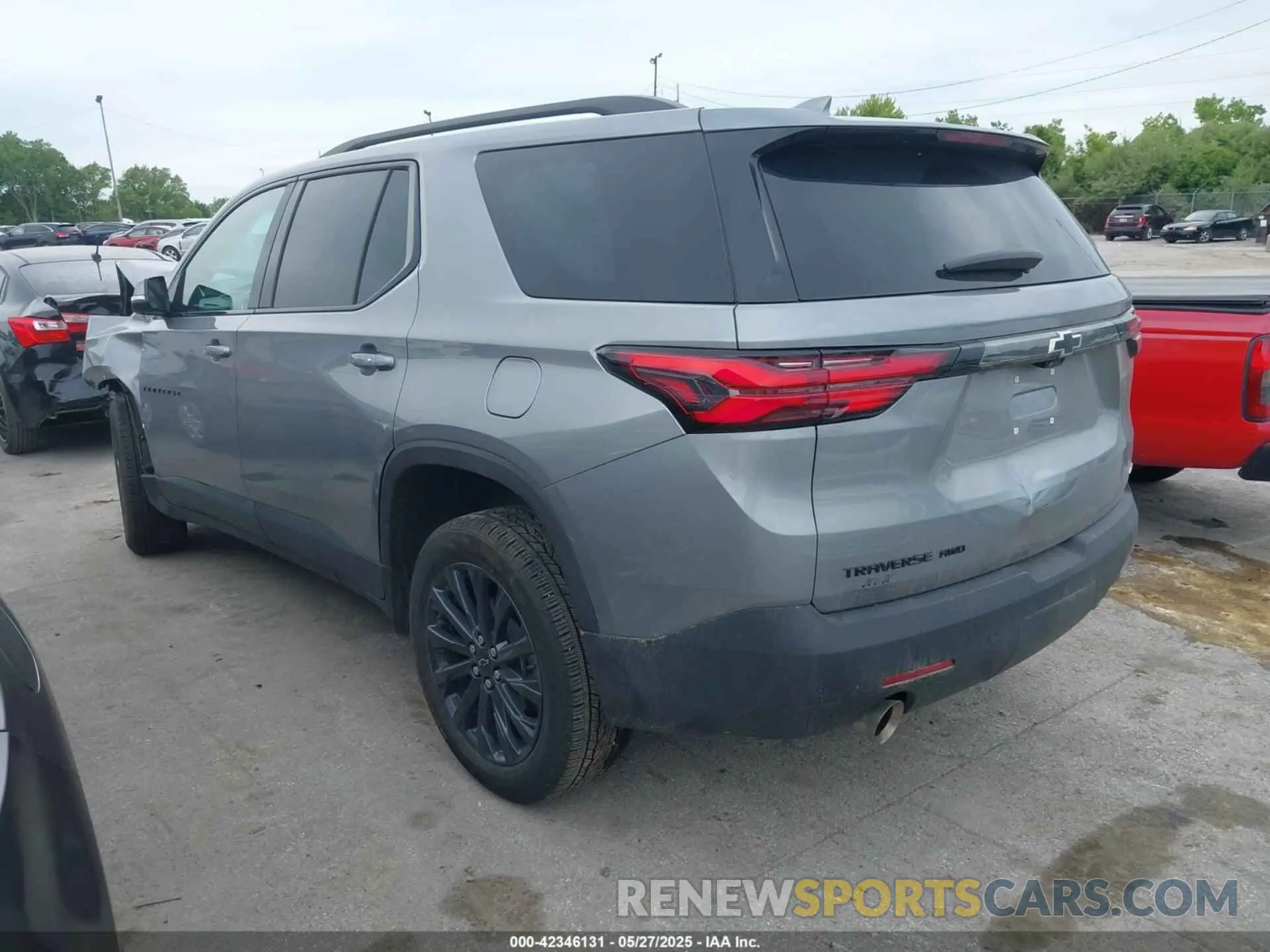 3 Photograph of a damaged car 1GNEVJKW9PJ340838 CHEVROLET TRAVERSE 2023