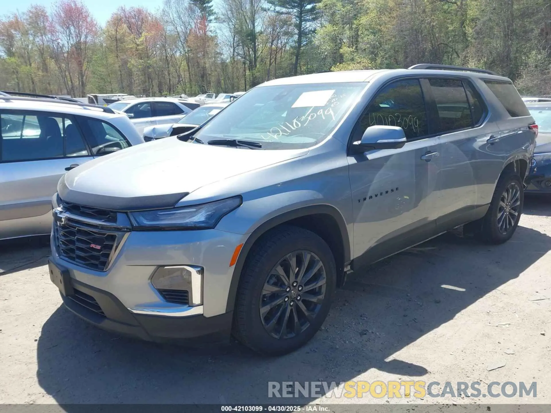2 Photograph of a damaged car 1GNEVJKWXPJ245883 CHEVROLET TRAVERSE 2023
