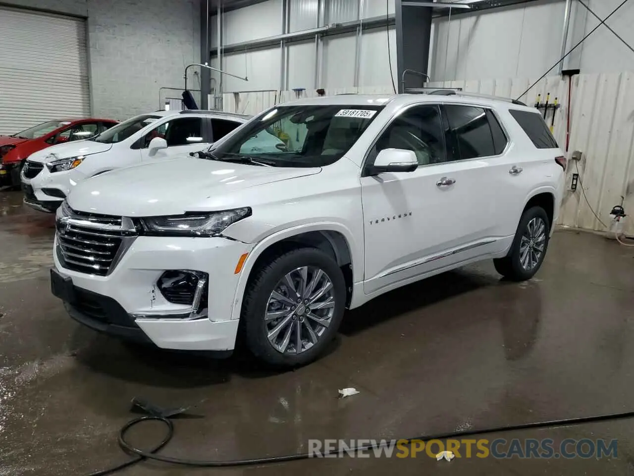 1 Photograph of a damaged car 1GNEVKKW1PJ122981 CHEVROLET TRAVERSE 2023