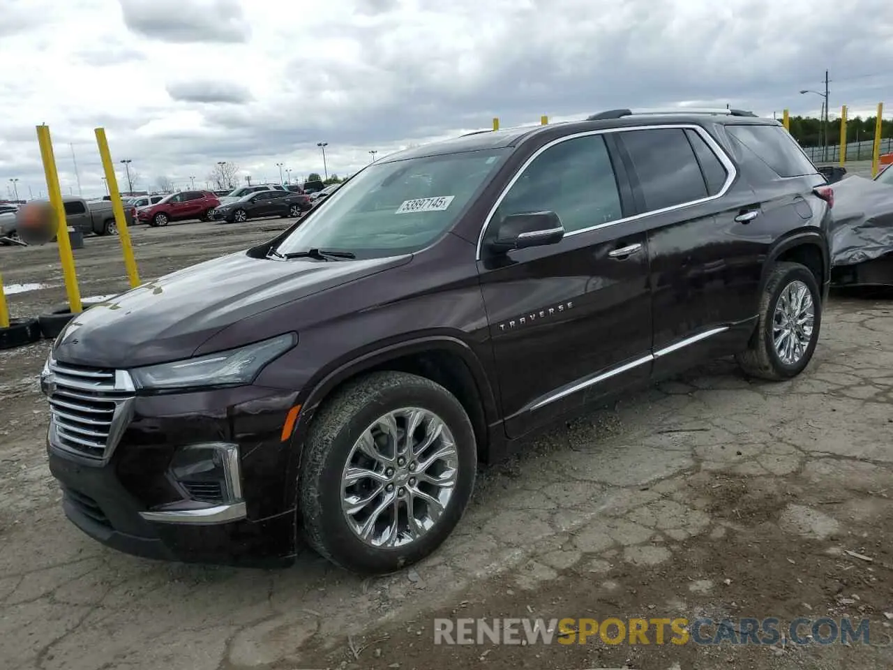 1 Photograph of a damaged car 1GNEVKKW1PJ189211 CHEVROLET TRAVERSE 2023