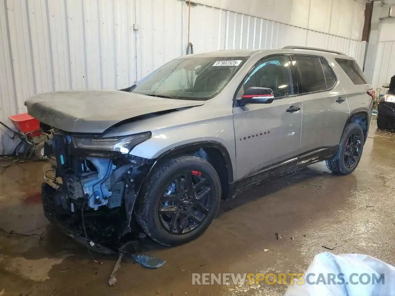 1 Photograph of a damaged car 1GNEVKKW1PJ269494 CHEVROLET TRAVERSE 2023