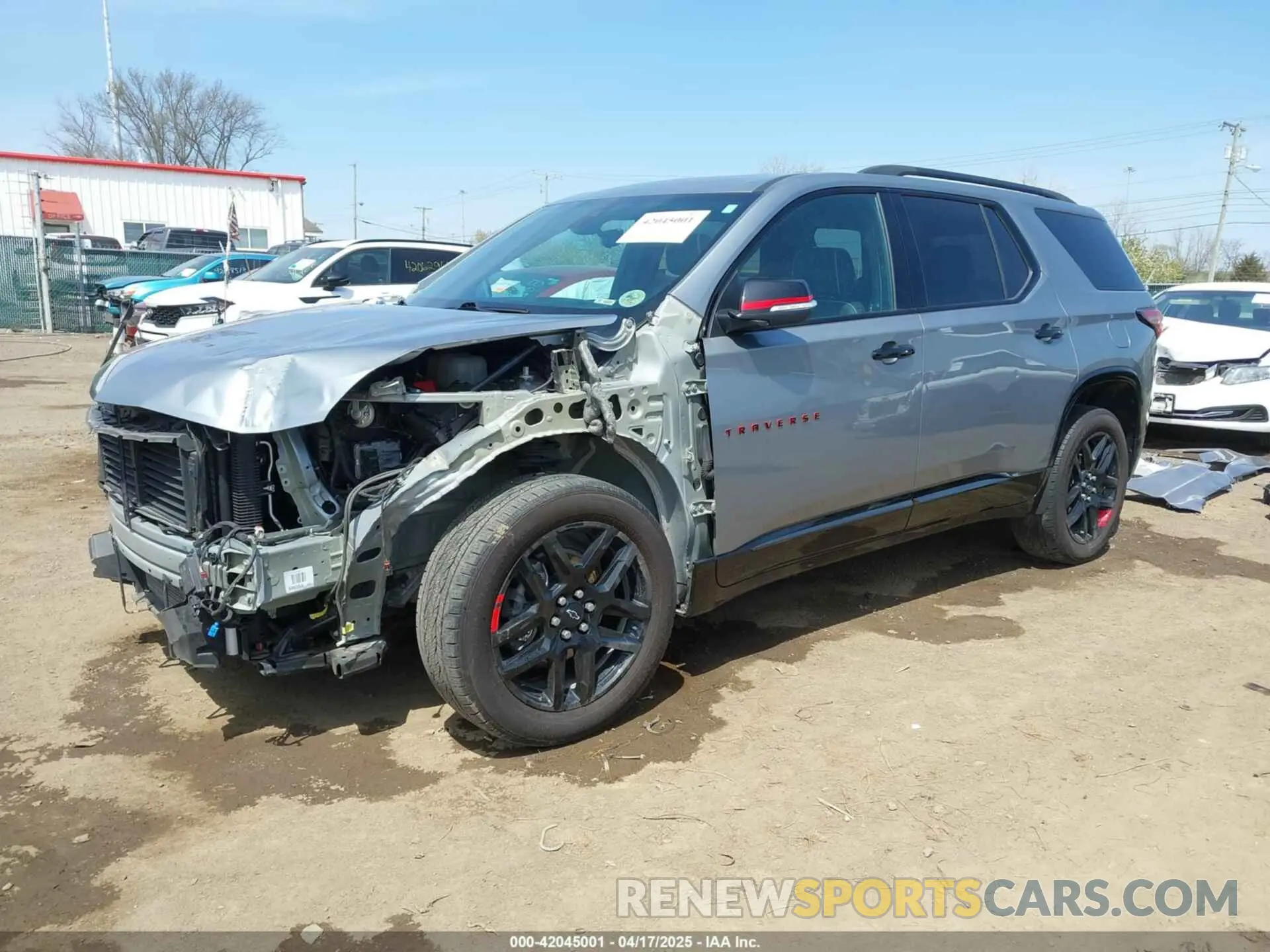 2 Photograph of a damaged car 1GNEVKKW1PJ290023 CHEVROLET TRAVERSE 2023